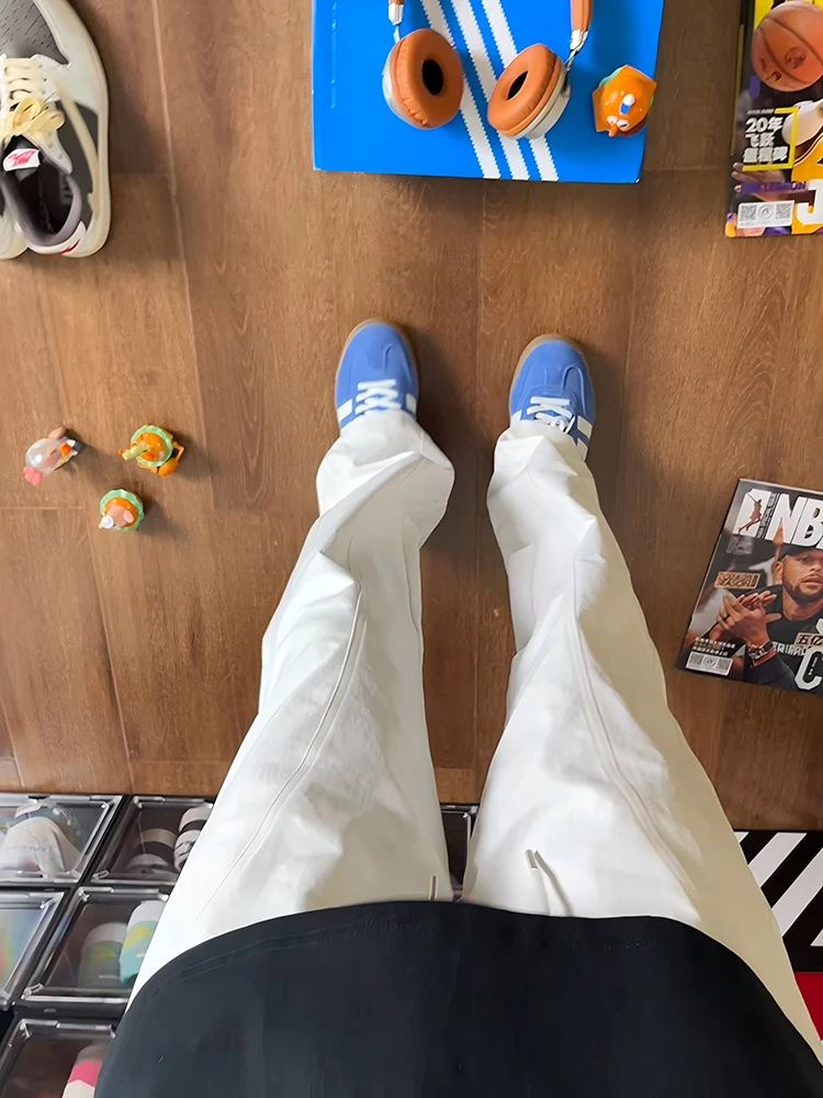 Мужские летние повседневные брюки American Slim Straight Leg из ледяного шелка, зауженные, белые, с эффектом расклешения
Мужские летние повседневные брюки American Slim Straight Leg из ледяного шелка, зауженные, белые, с эффектом расклешения