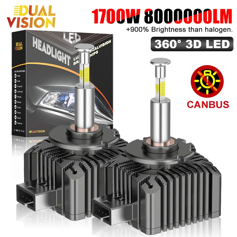 Светодиодные лампы для фар автомобиля 360 3D D1S D3S Canbus, комплект LED HID D2S D4S D8S D5S, автолампы D1R D2R D3R, сверхъяркие Turbo LED 6500K
Светодиодные лампы для фар автомобиля 360 3D D1S D3S Canbus, комплект LED HID D2S D4S D8S D5S, автолампы D1R D2R D3R, сверхъяркие Turbo LED 6500K