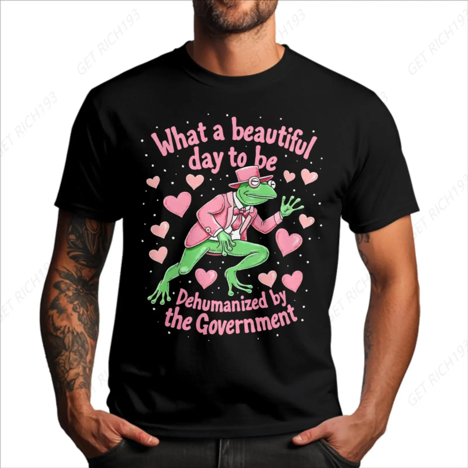 Frog with Heart - Print Men's Crew - Neck 140 - gram Short - Sleeve T - shirt with Chest Heat Transfer Print Comfortable
Frog with Heart - Print Men's Crew - Neck 140 - gram Short - Sleeve T - shirt with Chest Heat Transfer Print Comfortable