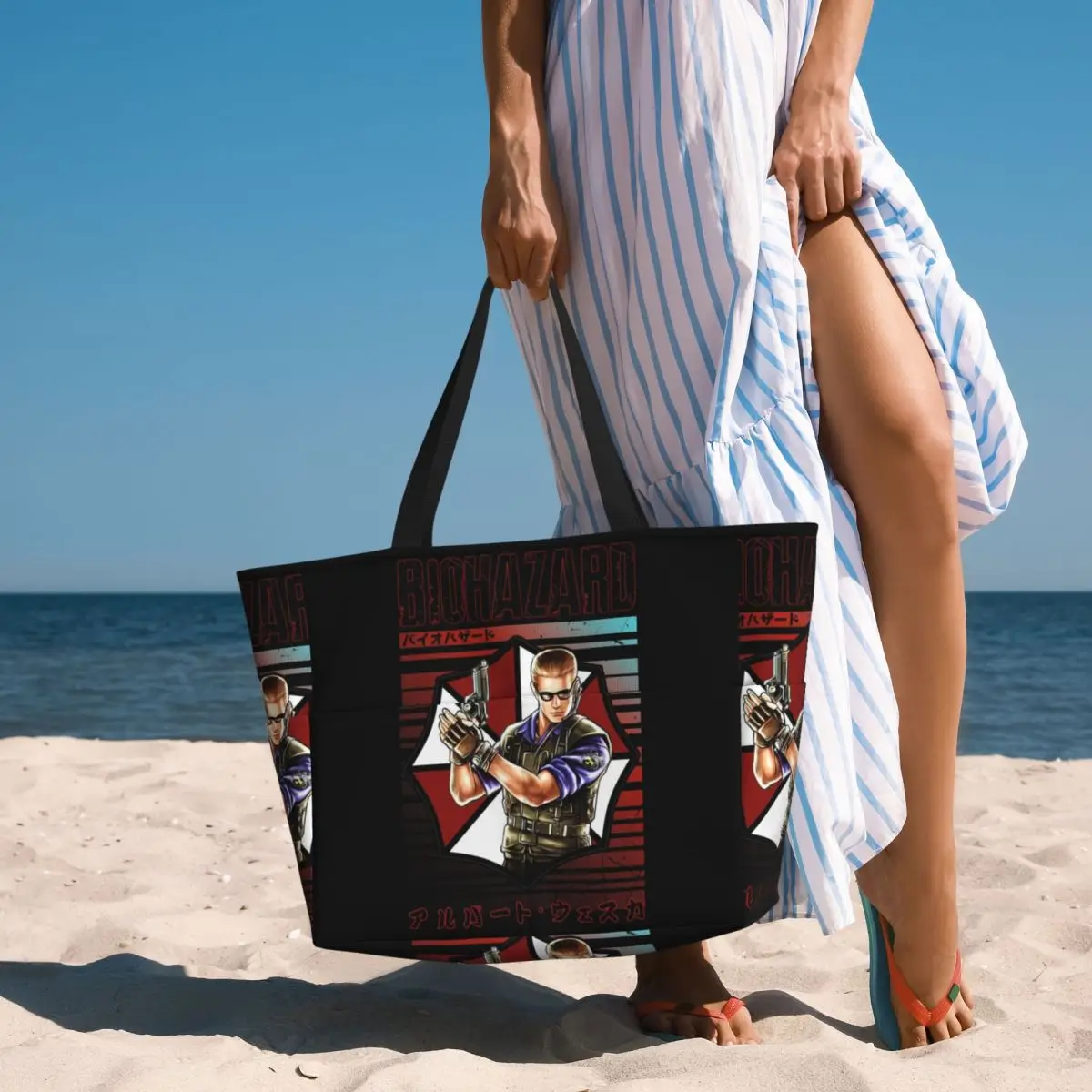 Albert Wesker Beach Tote Bag Sport Gym Yoga Duffle Large Tote Bag Women Travel Bag Fitness bag
Albert Wesker Beach Tote Bag Sport Gym Yoga Duffle Large Tote Bag Women Travel Bag Fitness bag