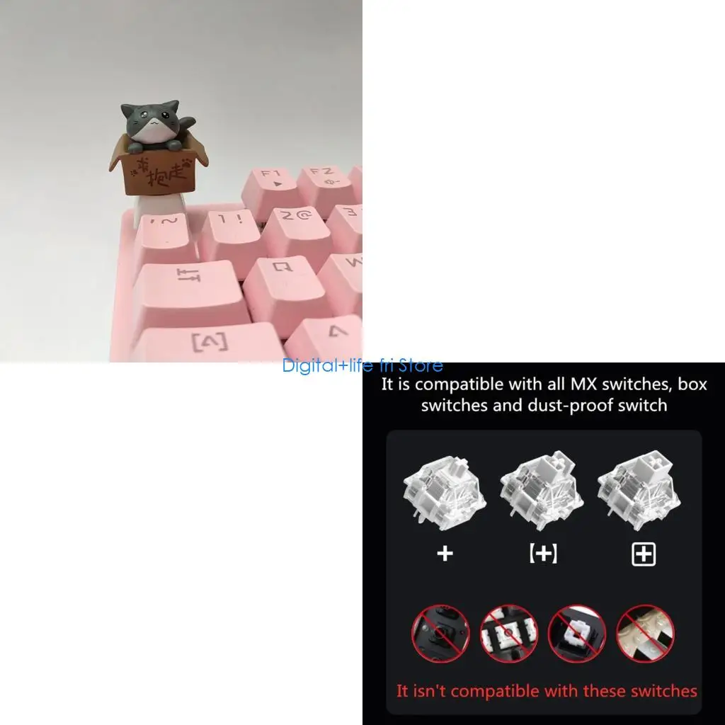 E06D Kitten ESC Keycap Durability Plastic for Mechanical Keyboards Decoration Keytop
E06D Kitten ESC Keycap Durability Plastic for Mechanical Keyboards Decoration Keytop