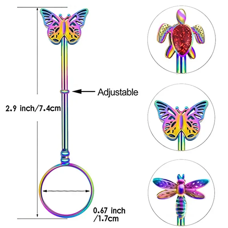 New Cigarette Holder Ring Frame Retro Portable Metal Finger Clip Portable Gift Set Color Butterfly Turtle Smoking Accessories
New Cigarette Holder Ring Frame Retro Portable Metal Finger Clip Portable Gift Set Color Butterfly Turtle Smoking Accessories