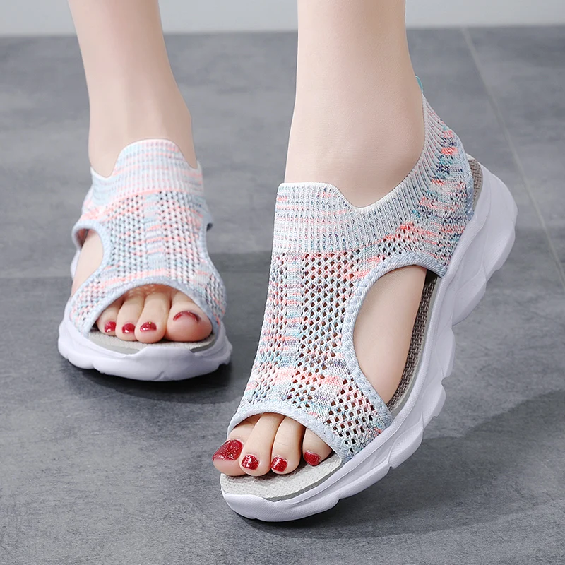 Women Summer Shoes New Mesh Fish Platform Sandals Women's Open Toe Wedge Sandals Ladies Light Casual Shoes
Women Summer Shoes New Mesh Fish Platform Sandals Women's Open Toe Wedge Sandals Ladies Light Casual Shoes