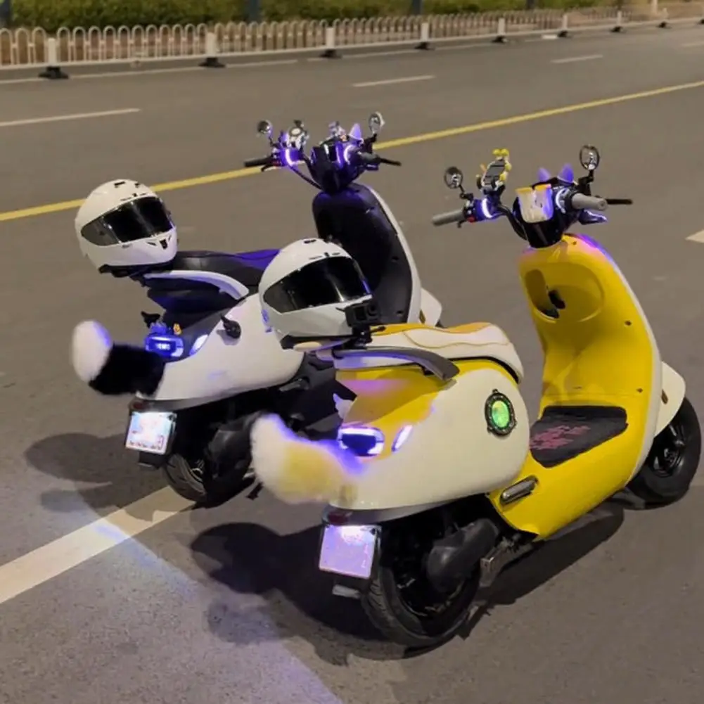 Motorcycle Tail Light Rechargeable Electric Wagging Tail for Car with Remote Control Usb Rechargeable Furry Fox Tail Decoration
Motorcycle Tail Light Rechargeable Electric Wagging Tail for Car with Remote Control Usb Rechargeable Furry Fox Tail Decoration