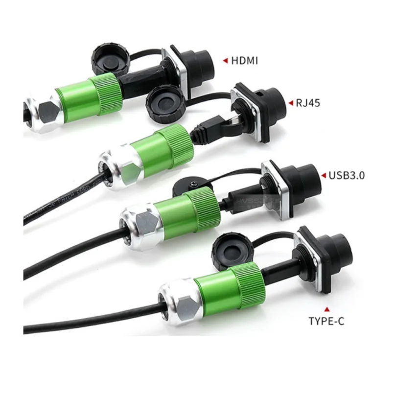 Welding Free Waterproof d Type Panel Chassis Screw Mount USB3.0 RJ45 Cat6 Cat6a USB c Type c HDTV DP1.2 Connector Adapter
Welding Free Waterproof d Type Panel Chassis Screw Mount USB3.0 RJ45 Cat6 Cat6a USB c Type c HDTV DP1.2 Connector Adapter