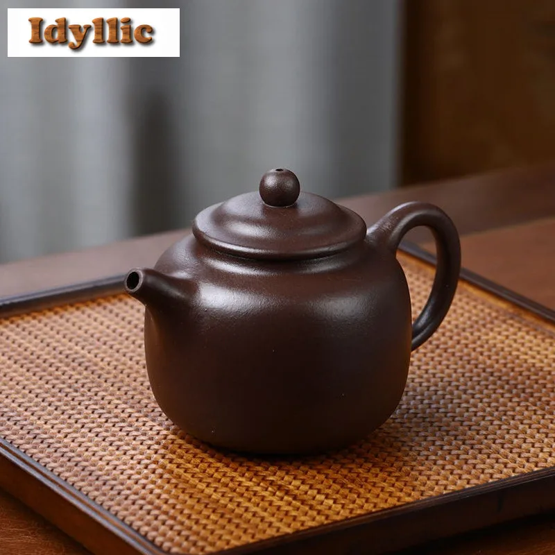 320ml Authentic Yixing Purple Clay Teapots Handmade Páo Zūn Pot Raw Ore Mud Tea Soaking Kettle Chinese Zisha Tea Set Decoration
320ml Authentic Yixing Purple Clay Teapots Handmade Páo Zūn Pot Raw Ore Mud Tea Soaking Kettle Chinese Zisha Tea Set Decoration