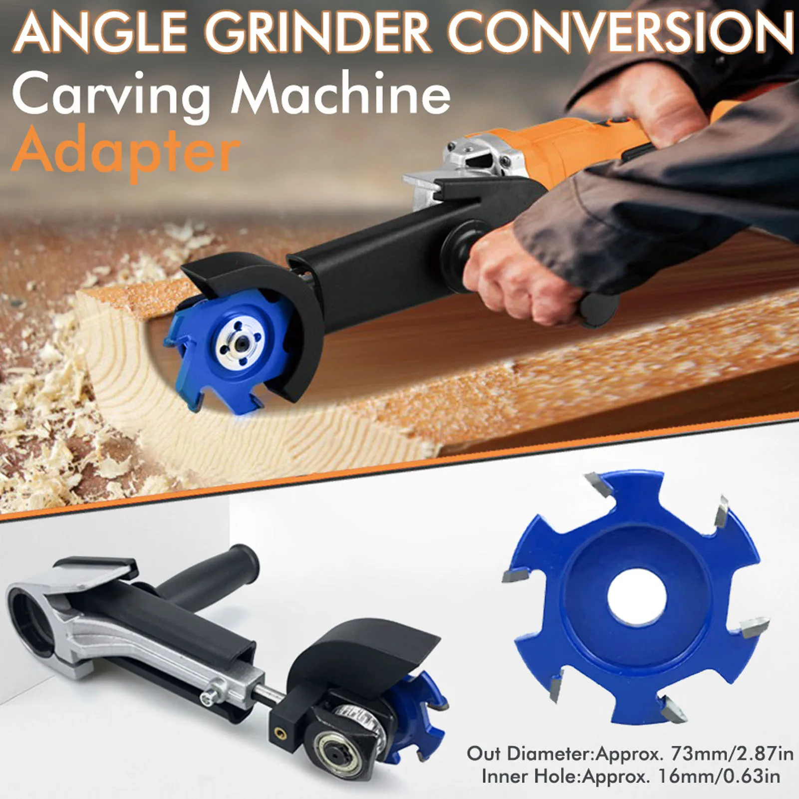 Angle Grinder To Carving Machine Adapter Ergonomic Adjustable Lightweight Portable Angle Grinder Converter Set for Sculpturing
Angle Grinder To Carving Machine Adapter Ergonomic Adjustable Lightweight Portable Angle Grinder Converter Set for Sculpturing