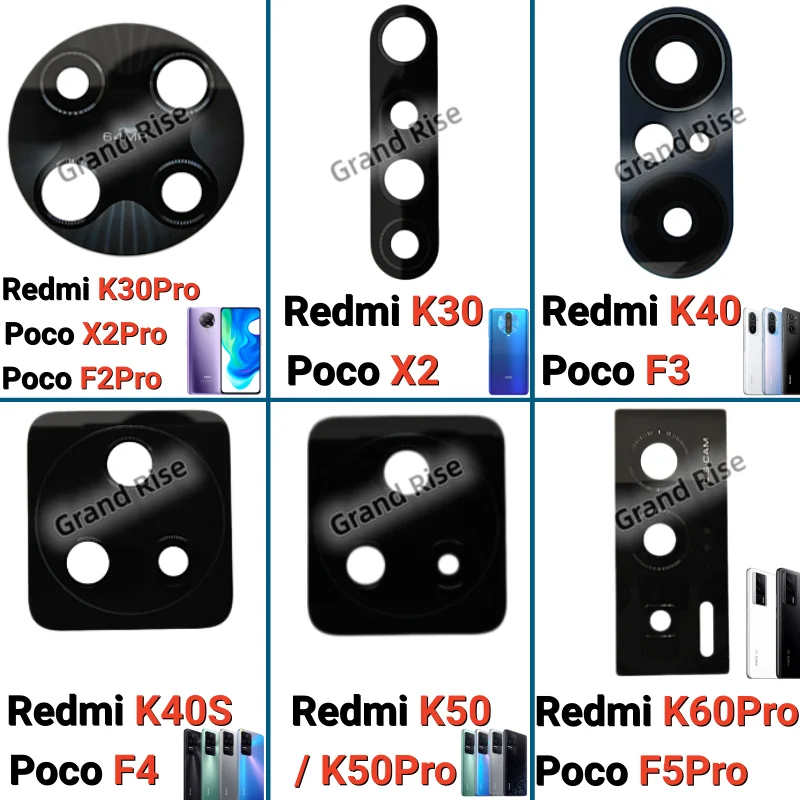 New For Redmi K30 Pro K40 K40S K50 Pro K60Pro Xiaomi PocoF2 X2 F3 F4 F5Pro Rear Camera Glass Lens With Glue Sticker Spare Part
New For Redmi K30 Pro K40 K40S K50 Pro K60Pro Xiaomi PocoF2 X2 F3 F4 F5Pro Rear Camera Glass Lens With Glue Sticker Spare Part