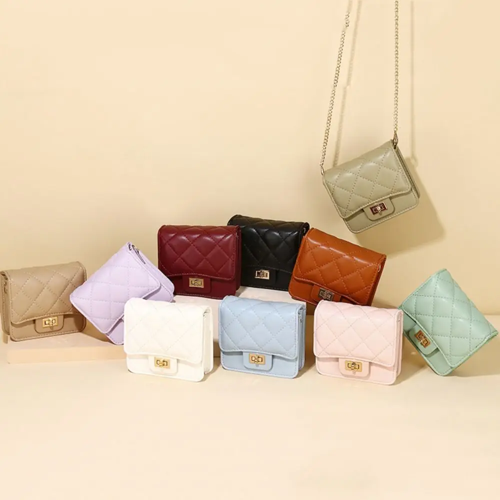 Fashion Mini Crossbody Lipstick Bags Korean Style Elegant PU Banquet Chain Bag Rhombus Wallet Versatile Shoulder Bag Girls
Fashion Mini Crossbody Lipstick Bags Korean Style Elegant PU Banquet Chain Bag Rhombus Wallet Versatile Shoulder Bag Girls