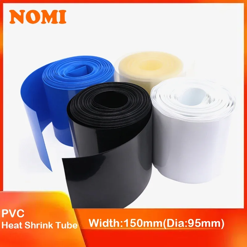 PVC Heat Shrink Tube Width 150mm Dia 95mm Lithium Battery 18650 Pack Insulated Film Wrap Protection Case Pack Wire Cable Sleeve
PVC Heat Shrink Tube Width 150mm Dia 95mm Lithium Battery 18650 Pack Insulated Film Wrap Protection Case Pack Wire Cable Sleeve
