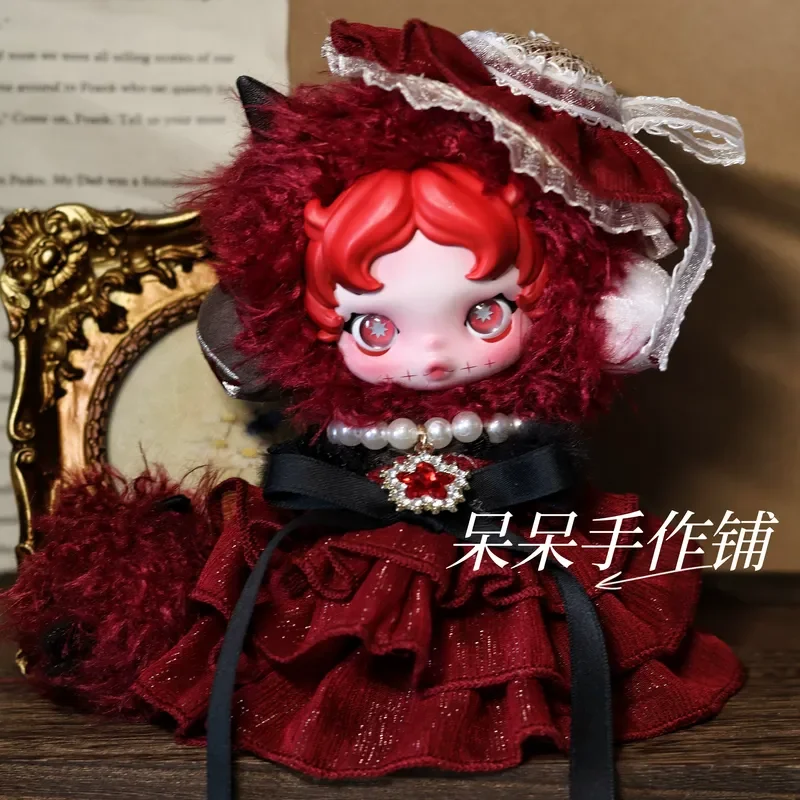 Одежда для кукол, подходит Skullpanda 3,0, театральное детское платье без рукавов, красный комбинезон Greedy Ghost, комплект платья, подарочная игрушка для девочек
Одежда для кукол, подходит Skullpanda 3,0, театральное детское платье без рукавов, красный комбинезон Greedy Ghost, комплект платья, подарочная игрушка для девочек