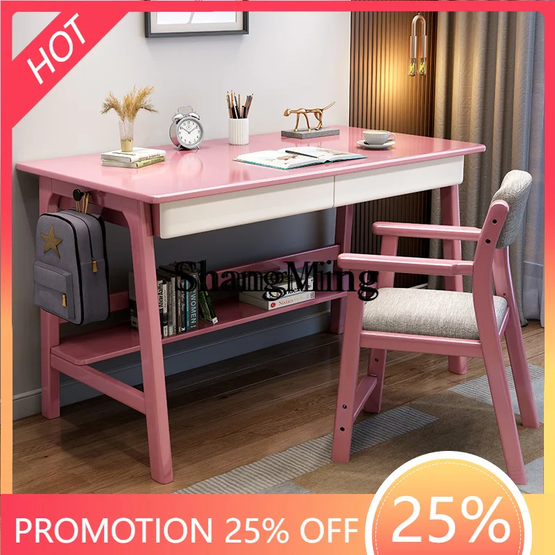 FG good-looking Solid Wood Desk Home Writing Desk Chair Simple Bedroom Boys Work Desktop Computer Office Desk
FG good-looking Solid Wood Desk Home Writing Desk Chair Simple Bedroom Boys Work Desktop Computer Office Desk