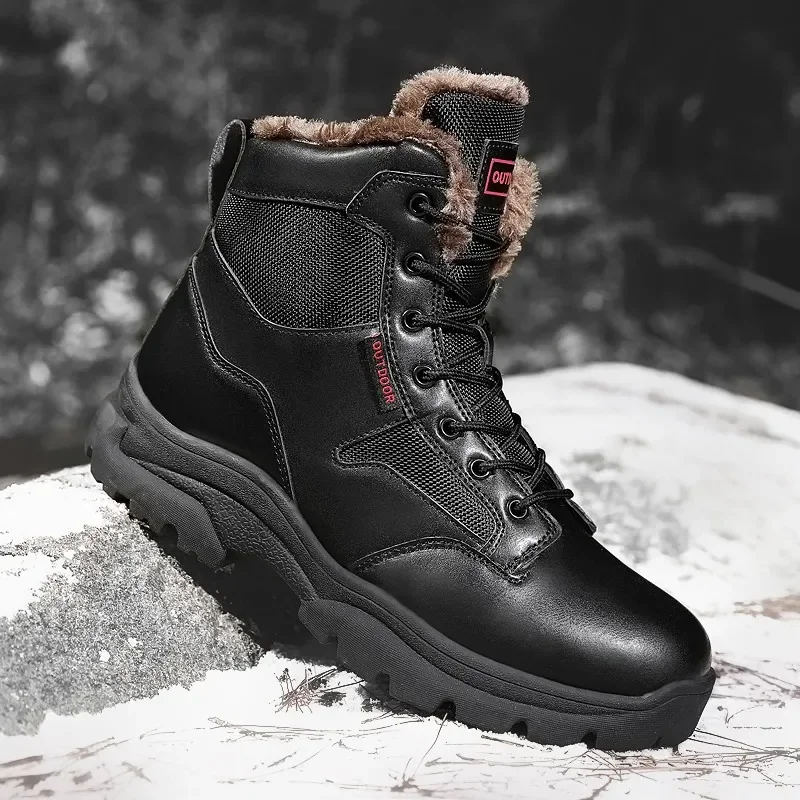Winter Boot Men's High-top Waterproof Ankle Boots Men Thick Plus Warm Large Size Snow Hiking Boots Outdoor Cotton Shoes Sneakers
Winter Boot Men's High-top Waterproof Ankle Boots Men Thick Plus Warm Large Size Snow Hiking Boots Outdoor Cotton Shoes Sneakers