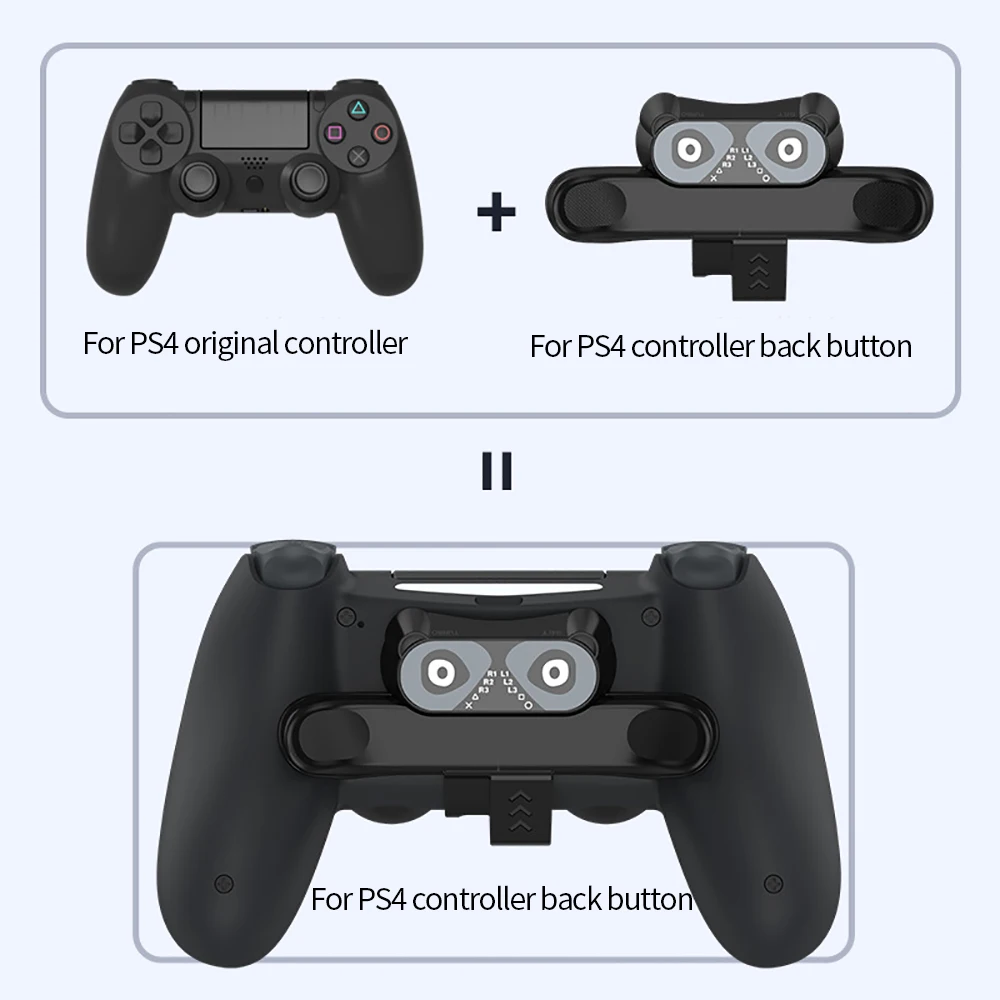 New Controller Back Button Attachment - Turbo Function & Enhanced Rear Buttons Easy Install Gamepad Accessory for PS4 Gaming
New Controller Back Button Attachment - Turbo Function & Enhanced Rear Buttons Easy Install Gamepad Accessory for PS4 Gaming