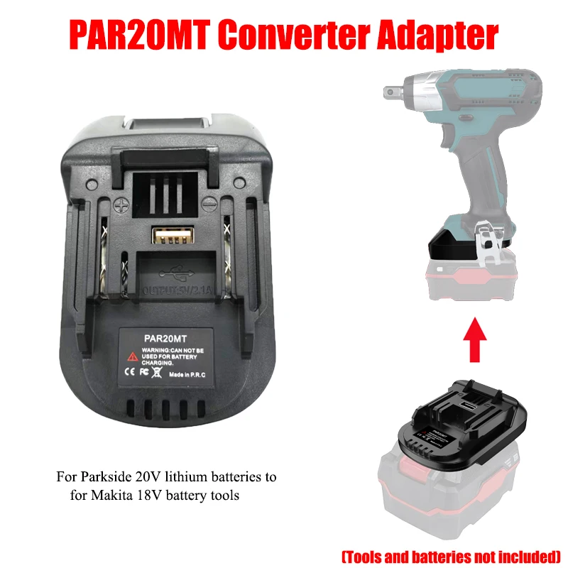 PAR20MT Battery Adapter for Makita 18V Tools for Parkside 20V Lithium Batteries To for Makita 18V Lithium Battery Power Tools
PAR20MT Battery Adapter for Makita 18V Tools for Parkside 20V Lithium Batteries To for Makita 18V Lithium Battery Power Tools
