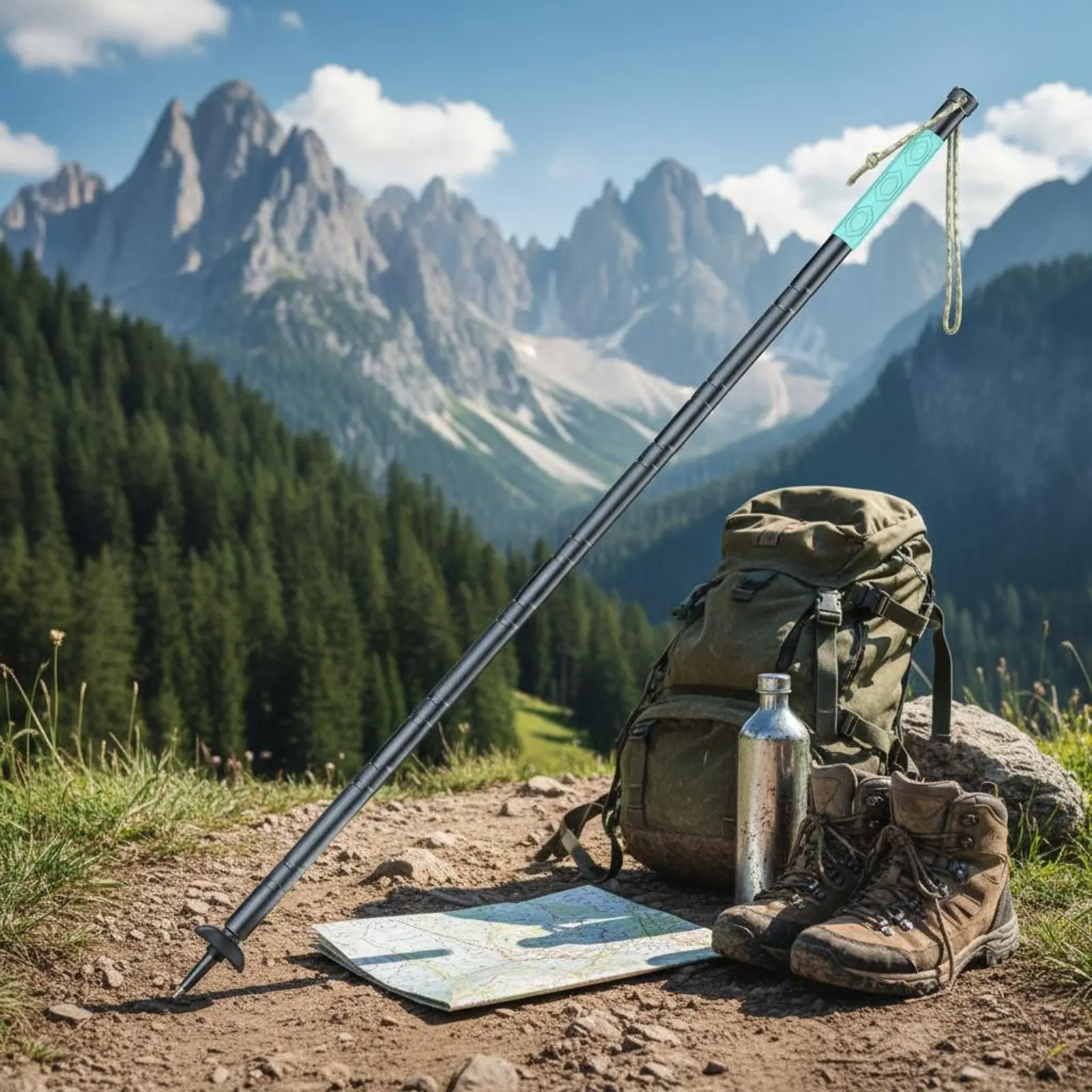 Multifunctional Hiking Stick Set Telescopic Aluminum Alloy Hiking Pole Luminous Trekking Pole Tool Kit Sturdy-Duty for Camping
Multifunctional Hiking Stick Set Telescopic Aluminum Alloy Hiking Pole Luminous Trekking Pole Tool Kit Sturdy-Duty for Camping