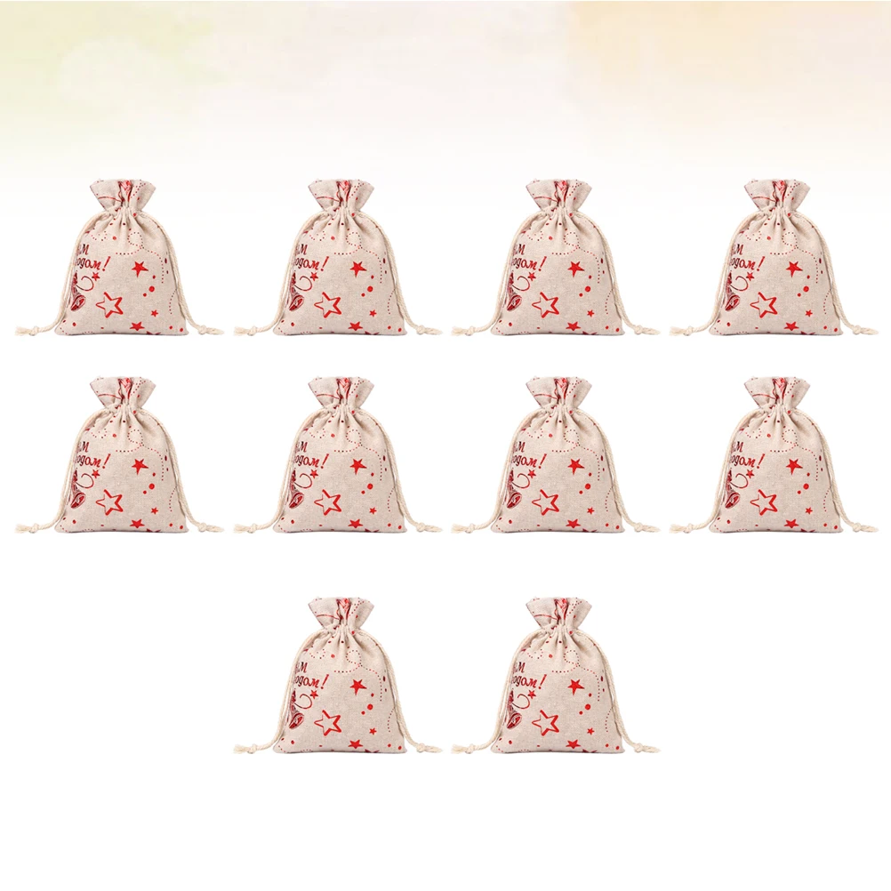 10 Pcs Wrapping Bags Goodie Mini Drawstring Gift Holiday Treat Cloth Pouches Small Present Sack 
10 Pcs Wrapping Bags Goodie Mini Drawstring Gift Holiday Treat Cloth Pouches Small Present Sack