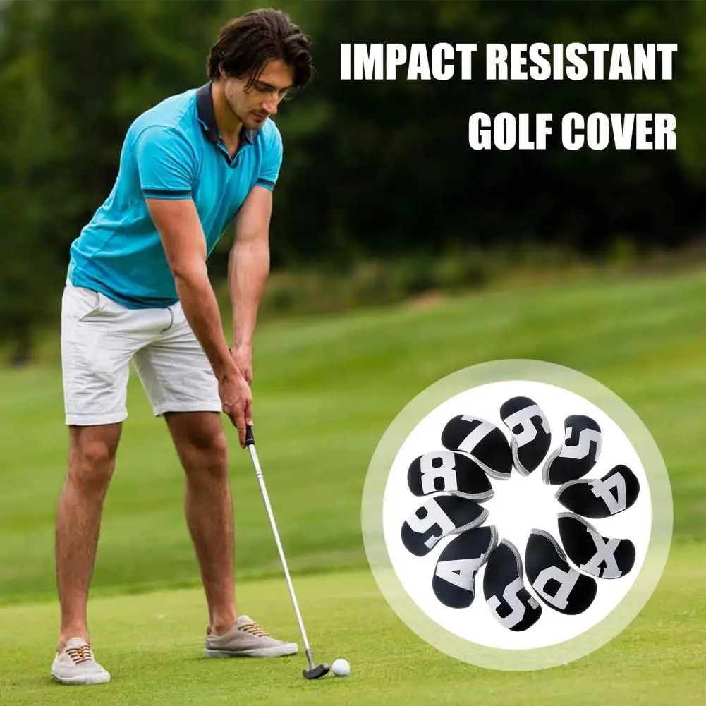 Golf Club Number Cover 10pcs Waterproof Neoprene Golf Iron Club Covers Numbered Wedge Headcovers Protective Golf Club
Golf Club Number Cover 10pcs Waterproof Neoprene Golf Iron Club Covers Numbered Wedge Headcovers Protective Golf Club