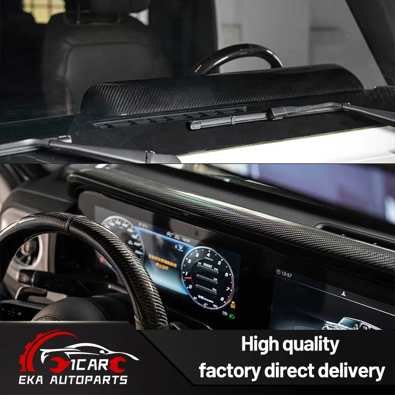 Dry Carbon Fiber Dashboard Cover For Mercedes Benz G-Class W464 W465 G500 G63 Interior Trim Replacement Style OEM Fitment
Dry Carbon Fiber Dashboard Cover For Mercedes Benz G-Class W464 W465 G500 G63 Interior Trim Replacement Style OEM Fitment