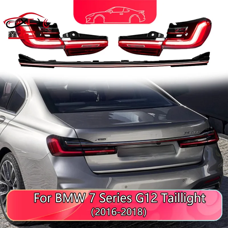 For BMW 7Series G12 2016-2018 Through-Tail Light Assembly Modification New Scanning LED Driving Light Streamer Turn Signal Light
For BMW 7Series G12 2016-2018 Through-Tail Light Assembly Modification New Scanning LED Driving Light Streamer Turn Signal Light
