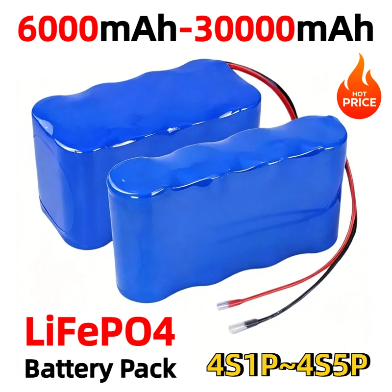 32700 Lifepo4 Battery Pack 4S1P-4S5P 12.8V 6Ah/30Ah with BMS for Electric Boats Drones Toy Cars Etc Uninterruptible Power Supply
32700 Lifepo4 Battery Pack 4S1P-4S5P 12.8V 6Ah/30Ah with BMS for Electric Boats Drones Toy Cars Etc Uninterruptible Power Supply