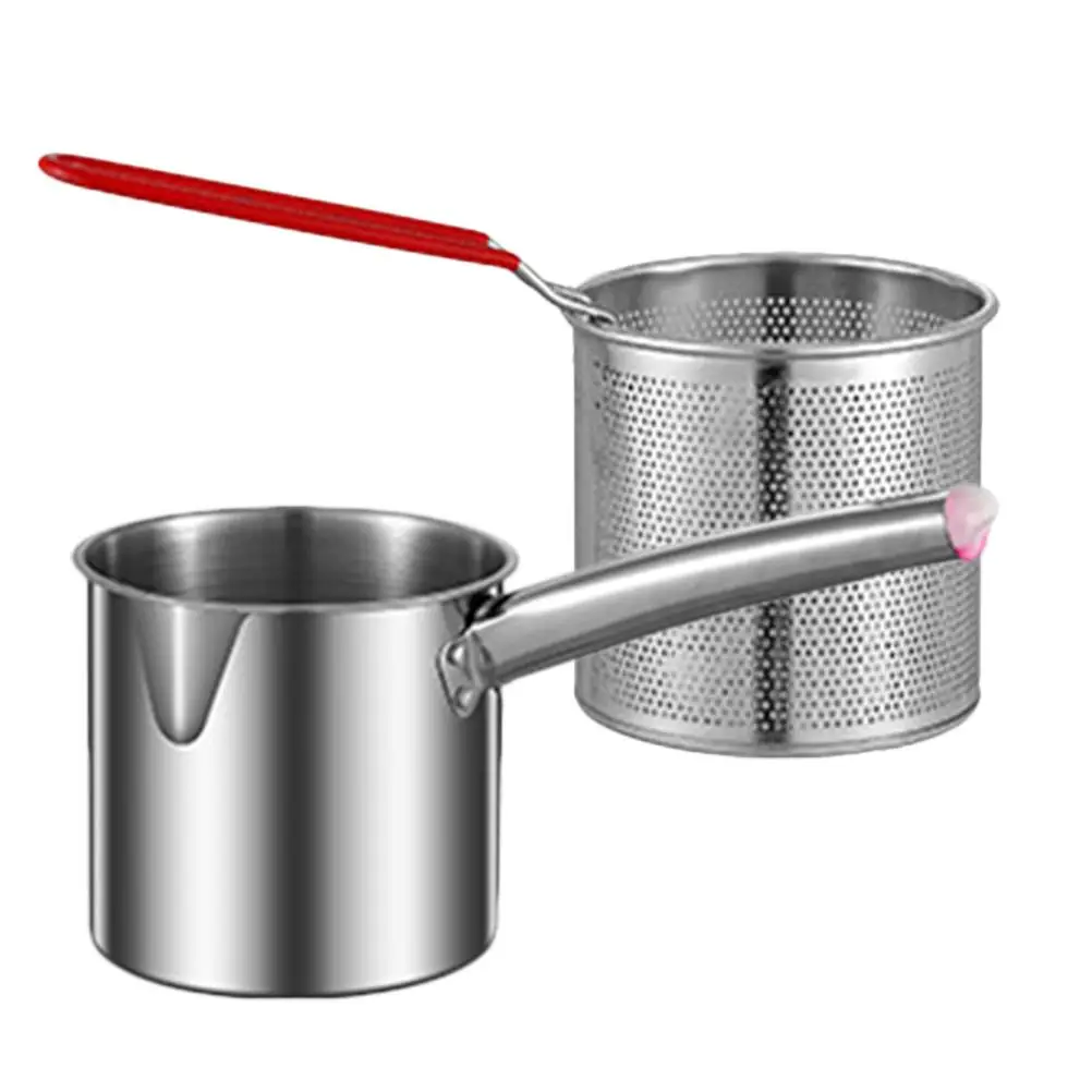 1.2L Stainless Steel Fryer Basket Set Commercial Home Use Deep Fryer Easy Clean Heat Resistant Handle Durable Fry Baskets
1.2L Stainless Steel Fryer Basket Set Commercial Home Use Deep Fryer Easy Clean Heat Resistant Handle Durable Fry Baskets
