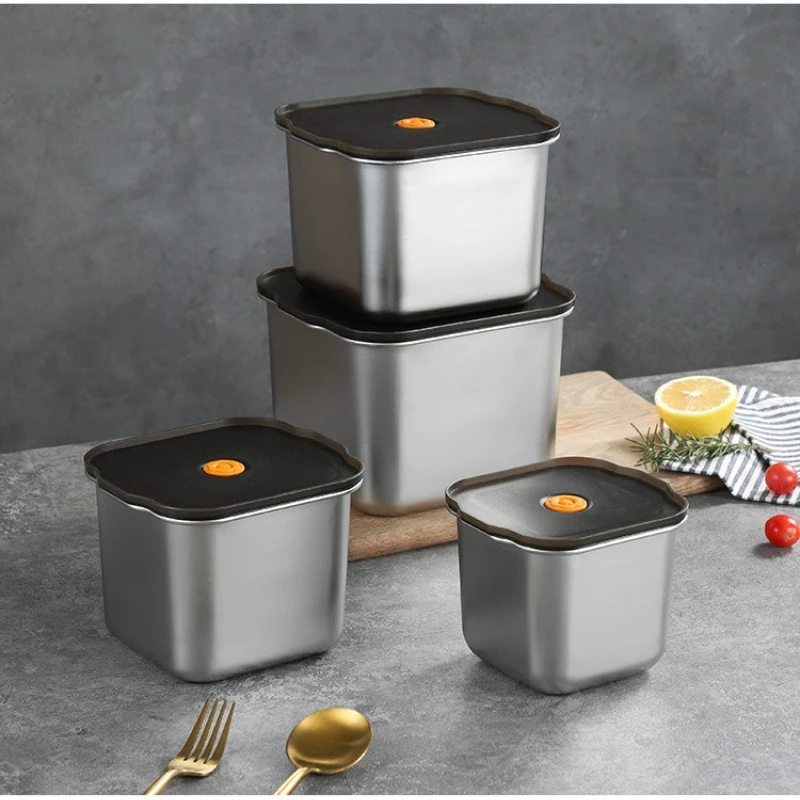 LMM stainless steel square fresh-keeping box, handle with lid, sealed leak-proof fresh-keeping bento box
LMM stainless steel square fresh-keeping box, handle with lid, sealed leak-proof fresh-keeping bento box
