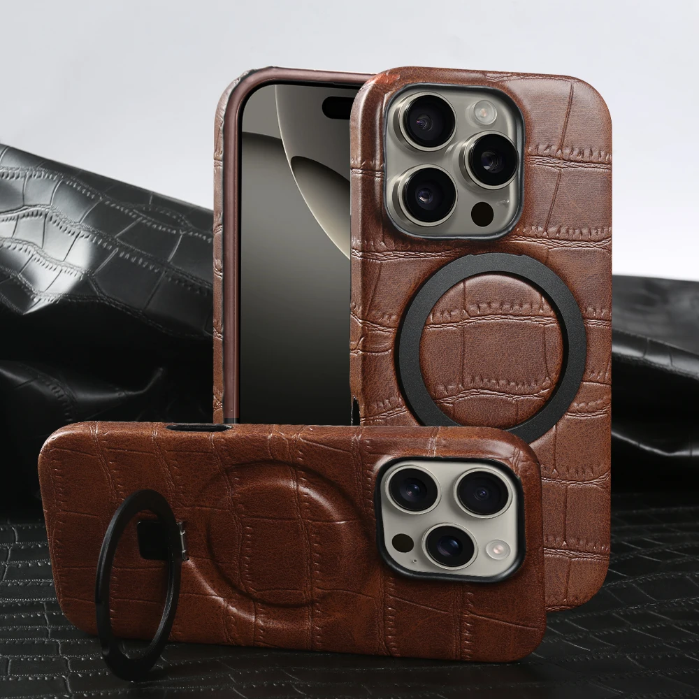Magnetic Holder Stand Leather Back Cover Case For iPhone 17 Pro Max 17e 16e Air 16 Plus 15 14 13 12 Mini 11 For Magsafe Coque
Magnetic Holder Stand Leather Back Cover Case For iPhone 17 Pro Max 17e 16e Air 16 Plus 15 14 13 12 Mini 11 For Magsafe Coque