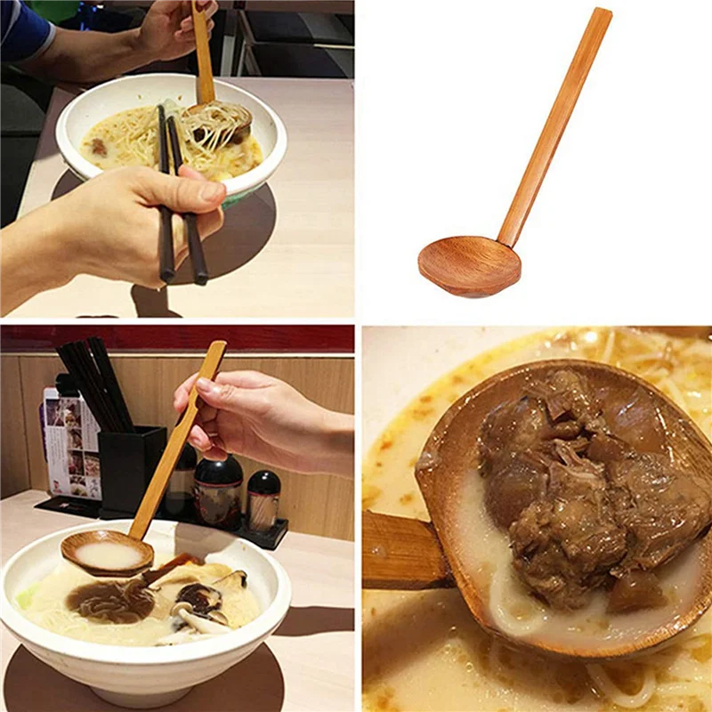 ELEG-Japanese 8.5 Inch Ramen Handcrafted Wooden Soup Spoon Wooden Utensils Set For Kitchen, Wooden Hot Pot Spoon 40 Pcs
ELEG-Japanese 8.5 Inch Ramen Handcrafted Wooden Soup Spoon Wooden Utensils Set For Kitchen, Wooden Hot Pot Spoon 40 Pcs