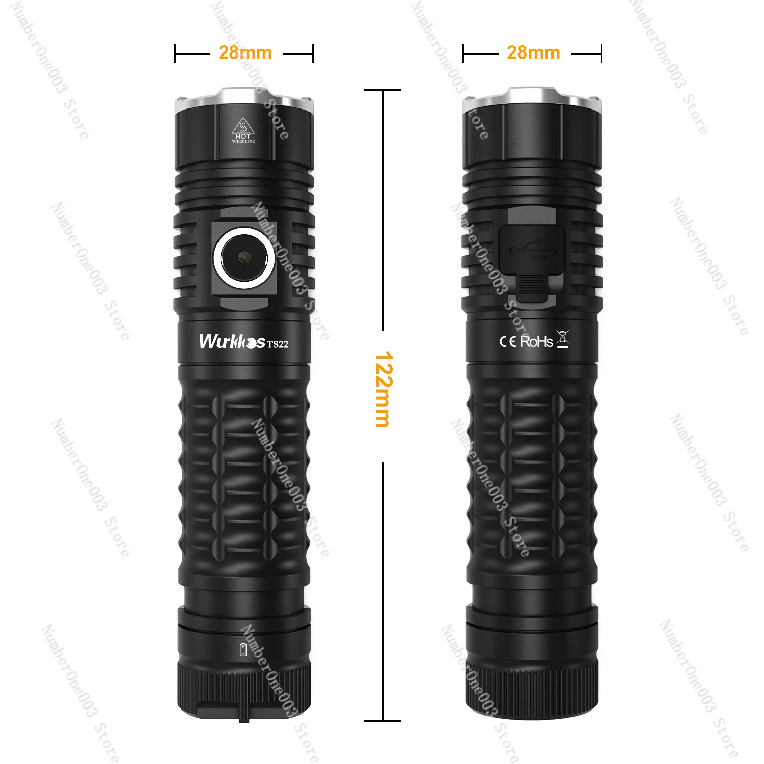TS22 Strong Light XHP70.2 Flashlight 4500lm Constant Current Magnetic Orange Peel Light Cup 21700
TS22 Strong Light XHP70.2 Flashlight 4500lm Constant Current Magnetic Orange Peel Light Cup 21700
