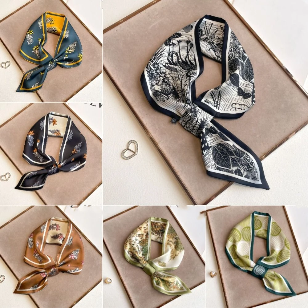 New 75cm Women Silk Scarf Multi-functional Flower Print Ladies Neck Tie Elegant Convenient Neckerchief Scarf Summer
New 75cm Women Silk Scarf Multi-functional Flower Print Ladies Neck Tie Elegant Convenient Neckerchief Scarf Summer