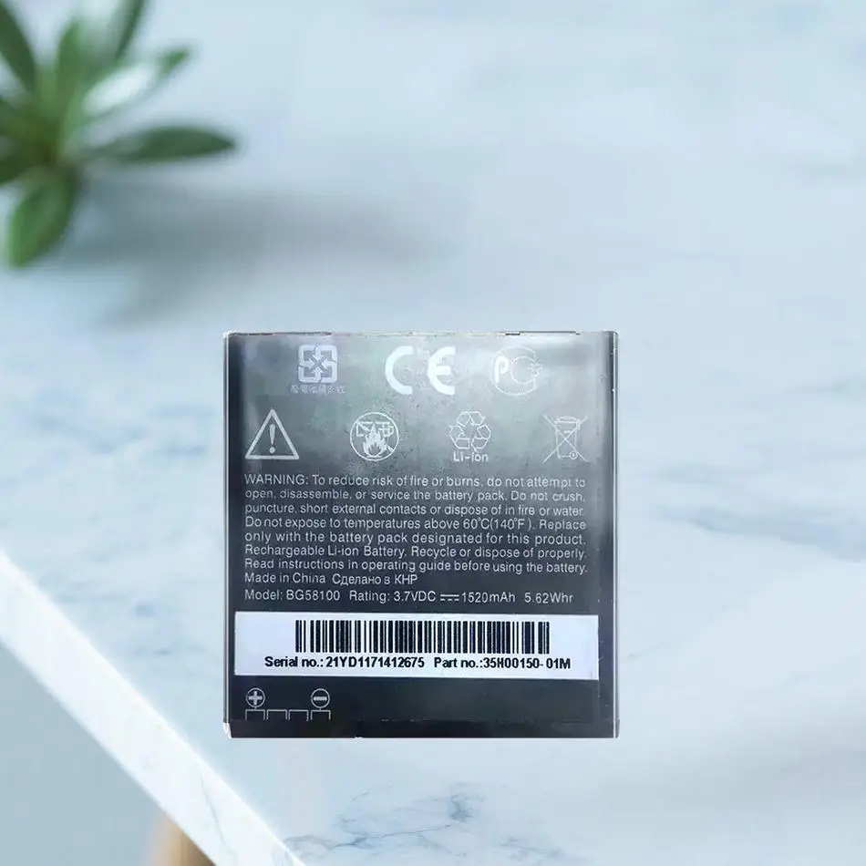 Durable Mobile Phone Battery 1520Mah BG58100 For Htc G14 G17 G18 G21 G22 Radar 4G S610d Sensation XE Z710e Z710T Z715E
Durable Mobile Phone Battery 1520Mah BG58100 For Htc G14 G17 G18 G21 G22 Radar 4G S610d Sensation XE Z710e Z710T Z715E