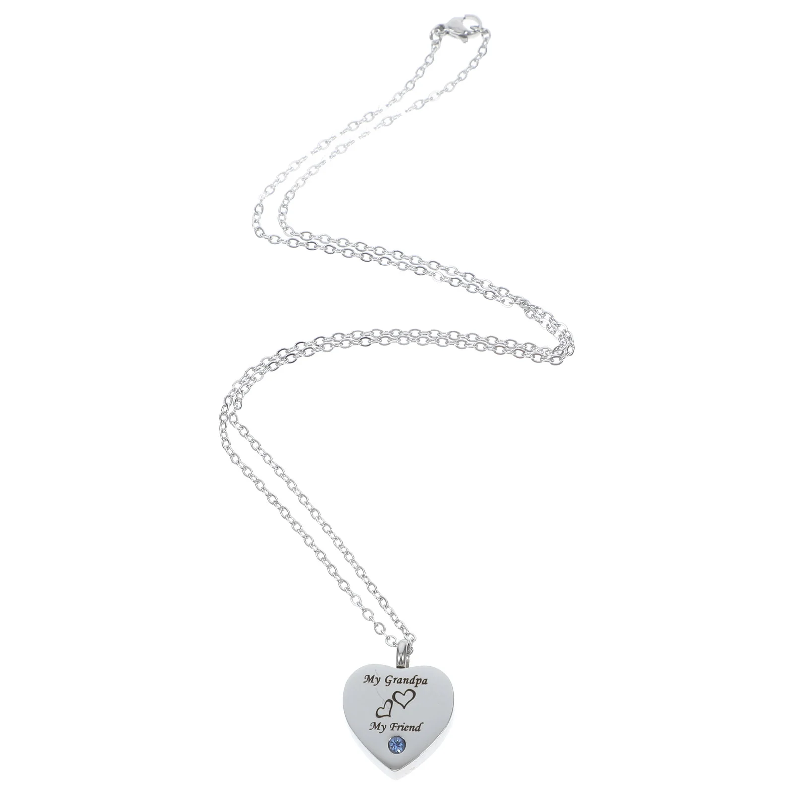 Ashes Memorial Pendant Necklace Urn Necklaces for Commemorate Stainless Steel Women
Ashes Memorial Pendant Necklace Urn Necklaces for Commemorate Stainless Steel Women