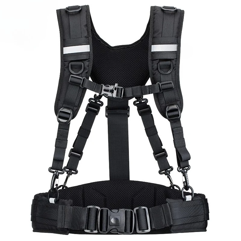 SLR camera double shoulder strap back waist bag belt outdoor photography lens cover belt
SLR camera double shoulder strap back waist bag belt outdoor photography lens cover belt