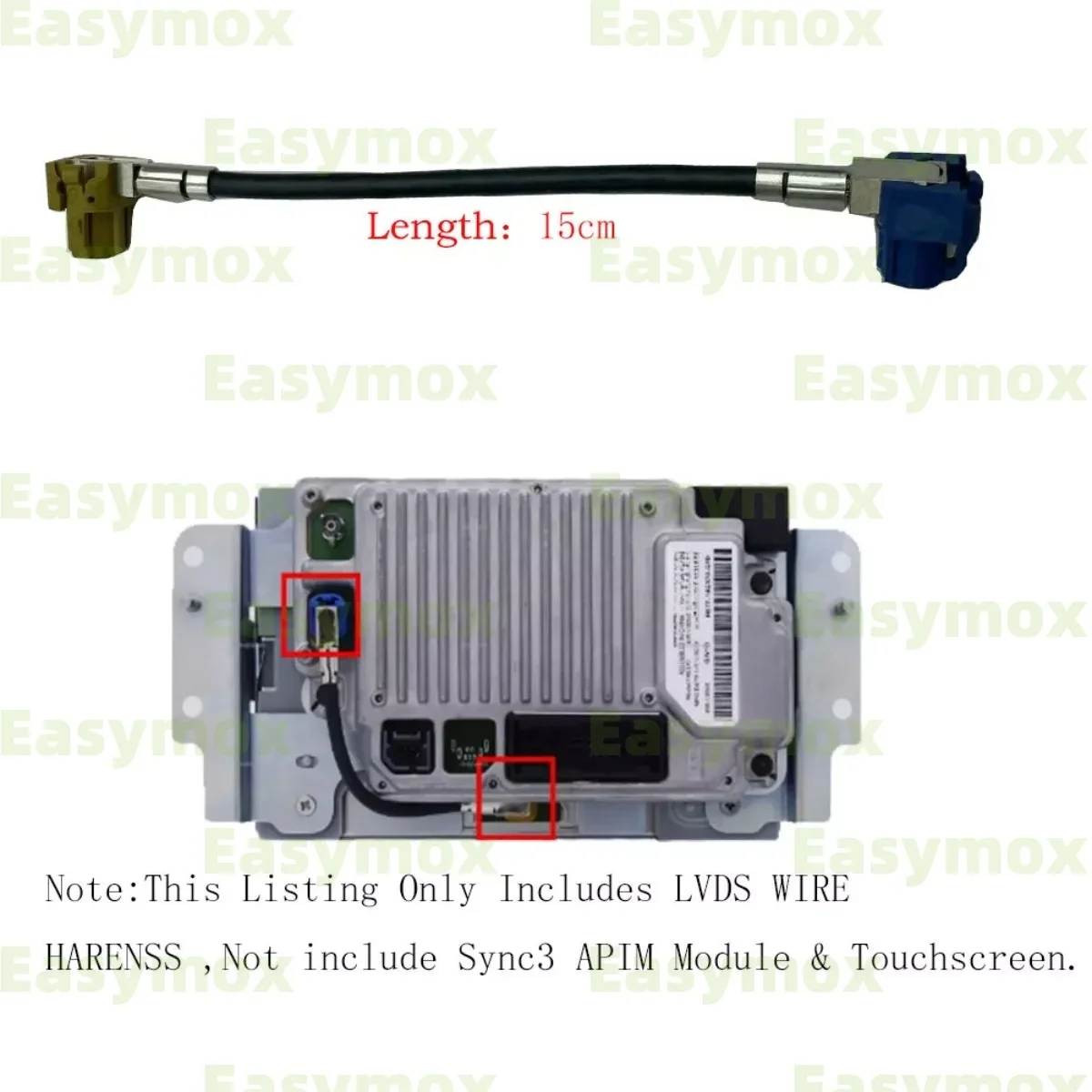 Only Cable for Sync 3 4 Ford 8.46" Screen Display Touch Radio Navigation Car
Only Cable for Sync 3 4 Ford 8.46" Screen Display Touch Radio Navigation Car