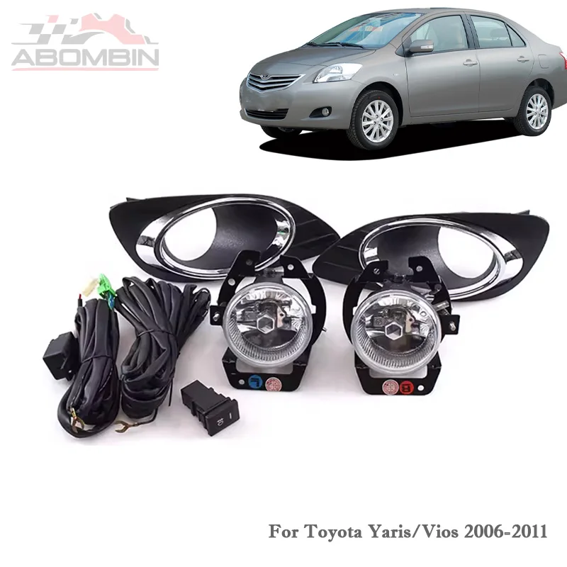 Комплект из 1 шт. передних противотуманных фар для Toyota Yaris/Vios 2006-2011 годов выпуска
Комплект из 1 шт. передних противотуманных фар для Toyota Yaris/Vios 2006-2011 годов выпуска