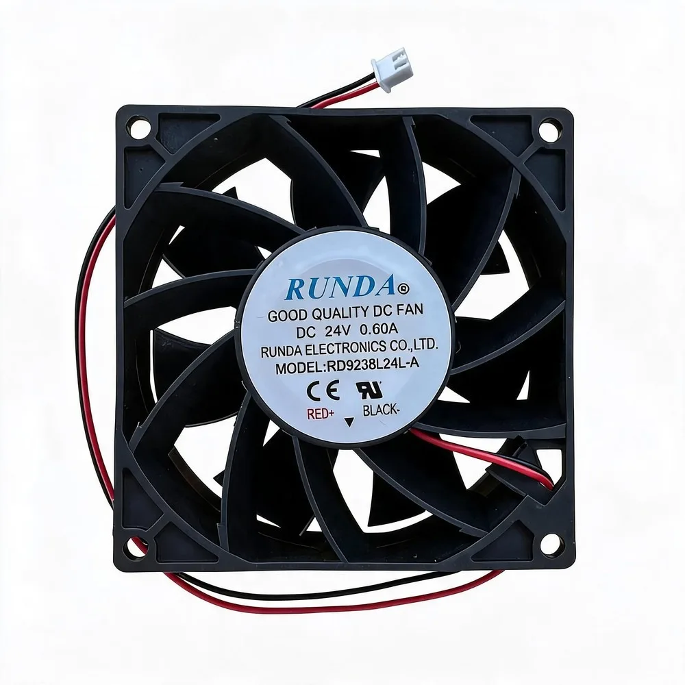 For RUNDA RD9238L24L-A DC24V 0.60A 9CM 2-Wire Inverter Cooling Fan
For RUNDA RD9238L24L-A DC24V 0.60A 9CM 2-Wire Inverter Cooling Fan