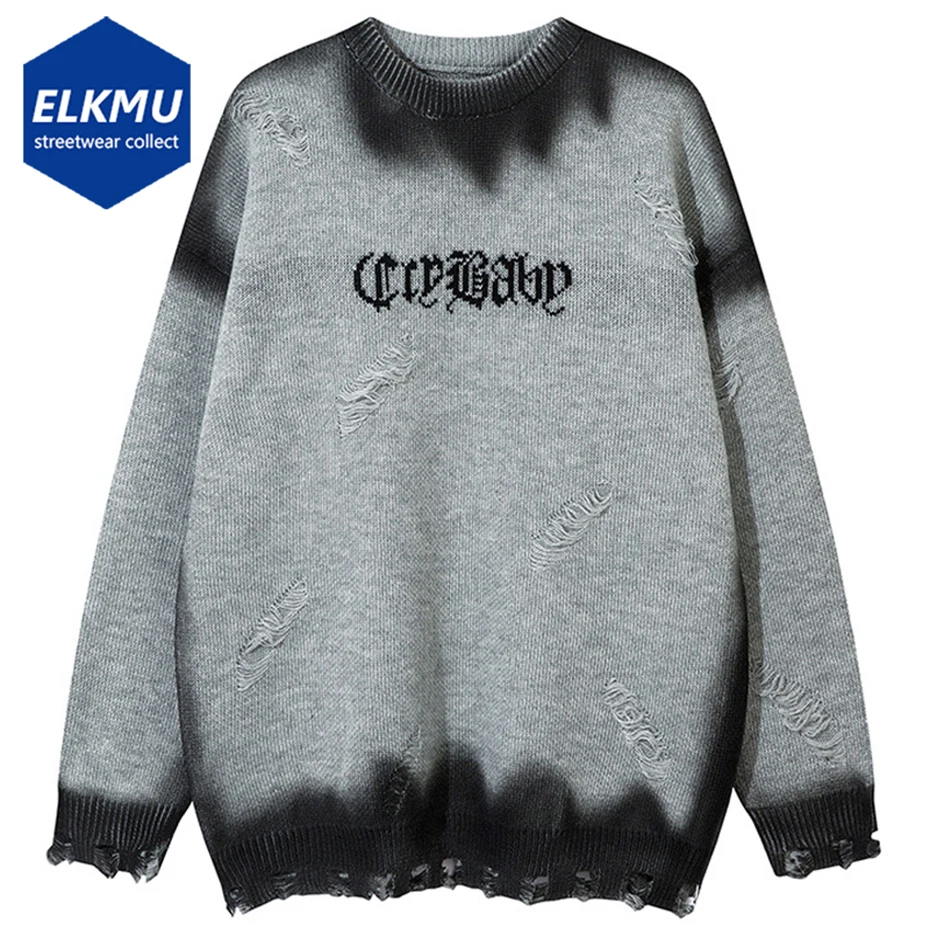 Vintage Oversized Sweaters Hip Hop Harajuku Knitted Pullover Sweater Men 2024 Loose Casual Sweater Knitwear Jumper
Vintage Oversized Sweaters Hip Hop Harajuku Knitted Pullover Sweater Men 2024 Loose Casual Sweater Knitwear Jumper