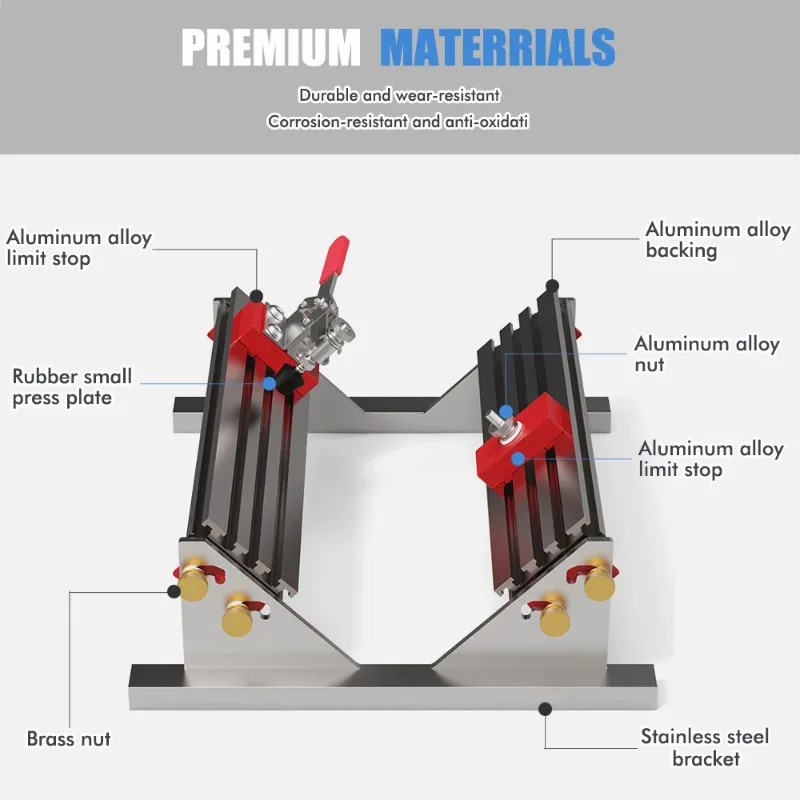 Adjustable drawer sliding fixture aluminum alloy fixture locator,suitable for table saw milling1/2 inch -16 inch locator fixture
Adjustable drawer sliding fixture aluminum alloy fixture locator,suitable for table saw milling1/2 inch -16 inch locator fixture