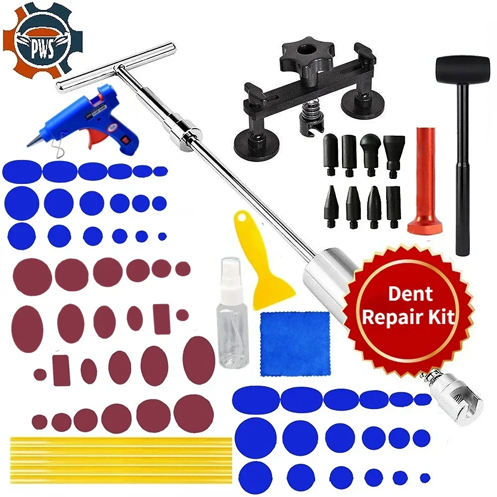 New Car Paintless Dent Repair Kit Car Body Dent Puller Full Set Hail damage Dent Remover Tools for Door Dings Dents Removal Tool
New Car Paintless Dent Repair Kit Car Body Dent Puller Full Set Hail damage Dent Remover Tools for Door Dings Dents Removal Tool