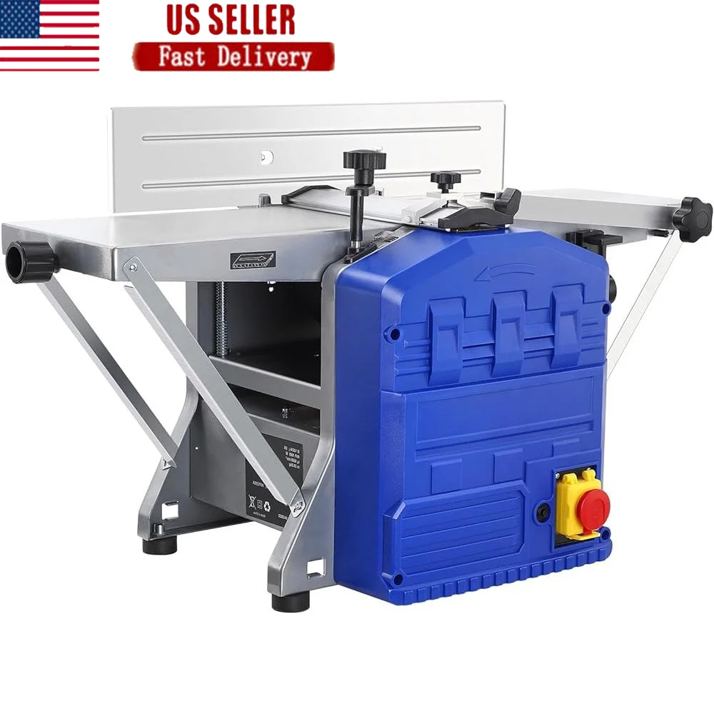 1250W Benchtop Planer 8000RPM Compact Thickness Planer Woodworking Tool Low Dust Chip Removal Adjustable Depth Airflow
1250W Benchtop Planer 8000RPM Compact Thickness Planer Woodworking Tool Low Dust Chip Removal Adjustable Depth Airflow