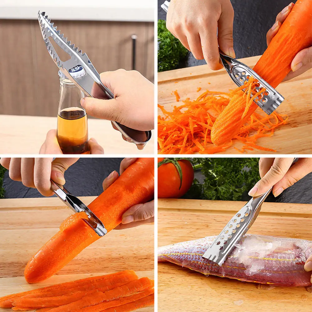 1Set Fish Scale Remover Stainless Steel Ergonomic Handle Fast Safe Fish Scraper Manual Seafood Tool Multifunctional Kitchen
1Set Fish Scale Remover Stainless Steel Ergonomic Handle Fast Safe Fish Scraper Manual Seafood Tool Multifunctional Kitchen