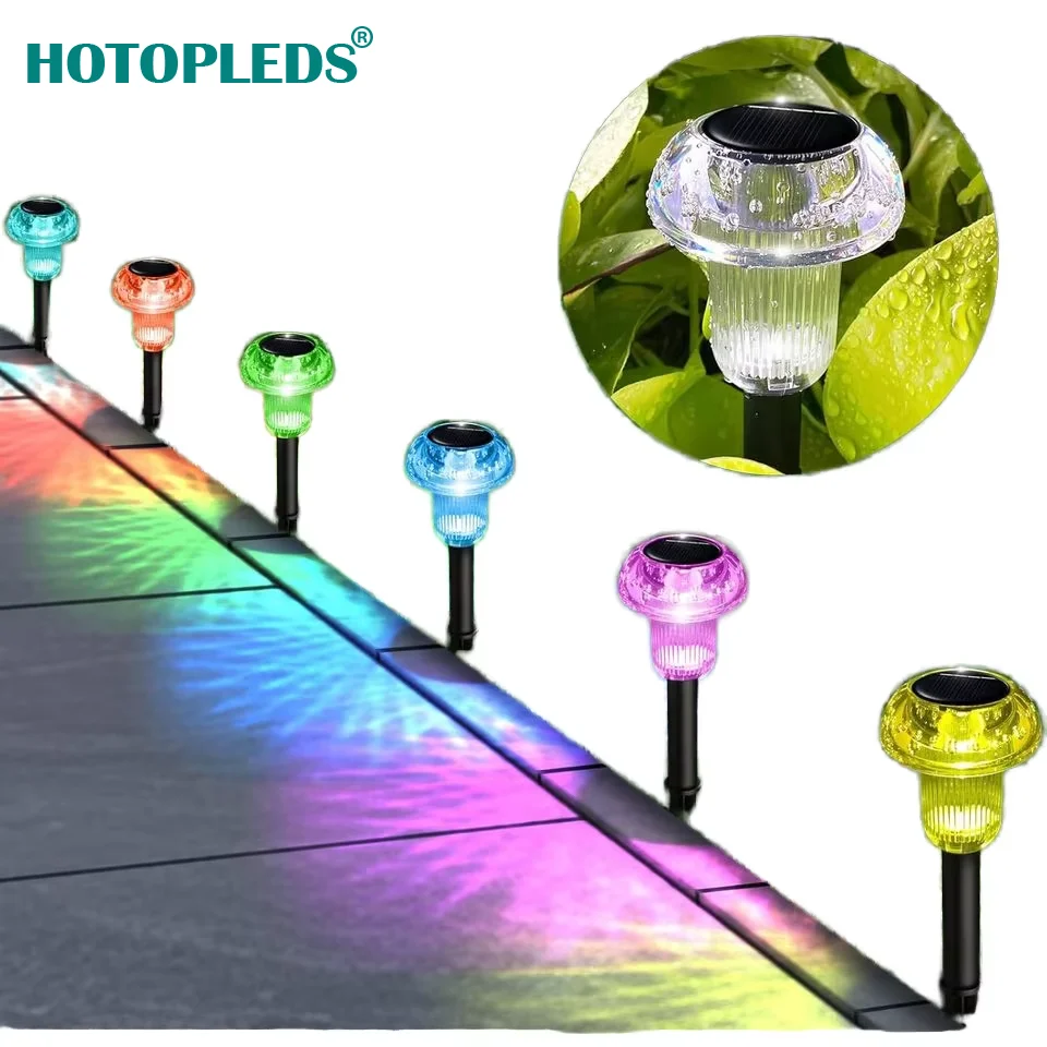 Outdoor Colorful Waterproof Solar Lights, 4 Pack Lawn Light for Yard Pathway Walkway Driveway Lawn Garden Decor
Outdoor Colorful Waterproof Solar Lights, 4 Pack Lawn Light for Yard Pathway Walkway Driveway Lawn Garden Decor
