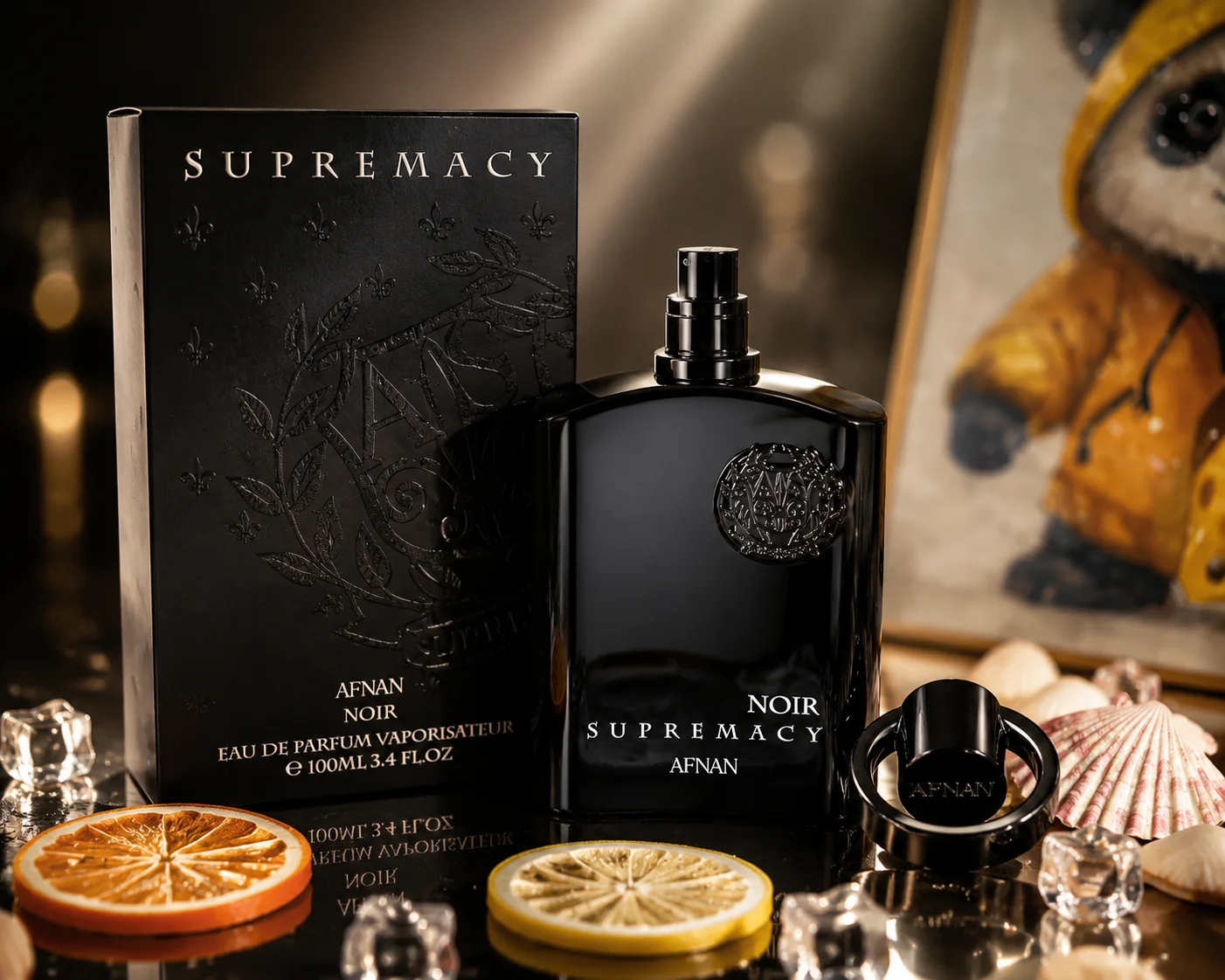Afnan Supremacy Noir Perfume 100ml EDP Long Lasting Fragrance Men Luxury Arabian Cologne Fruity Woody Scent Gift Box
Afnan Supremacy Noir Perfume 100ml EDP Long Lasting Fragrance Men Luxury Arabian Cologne Fruity Woody Scent Gift Box