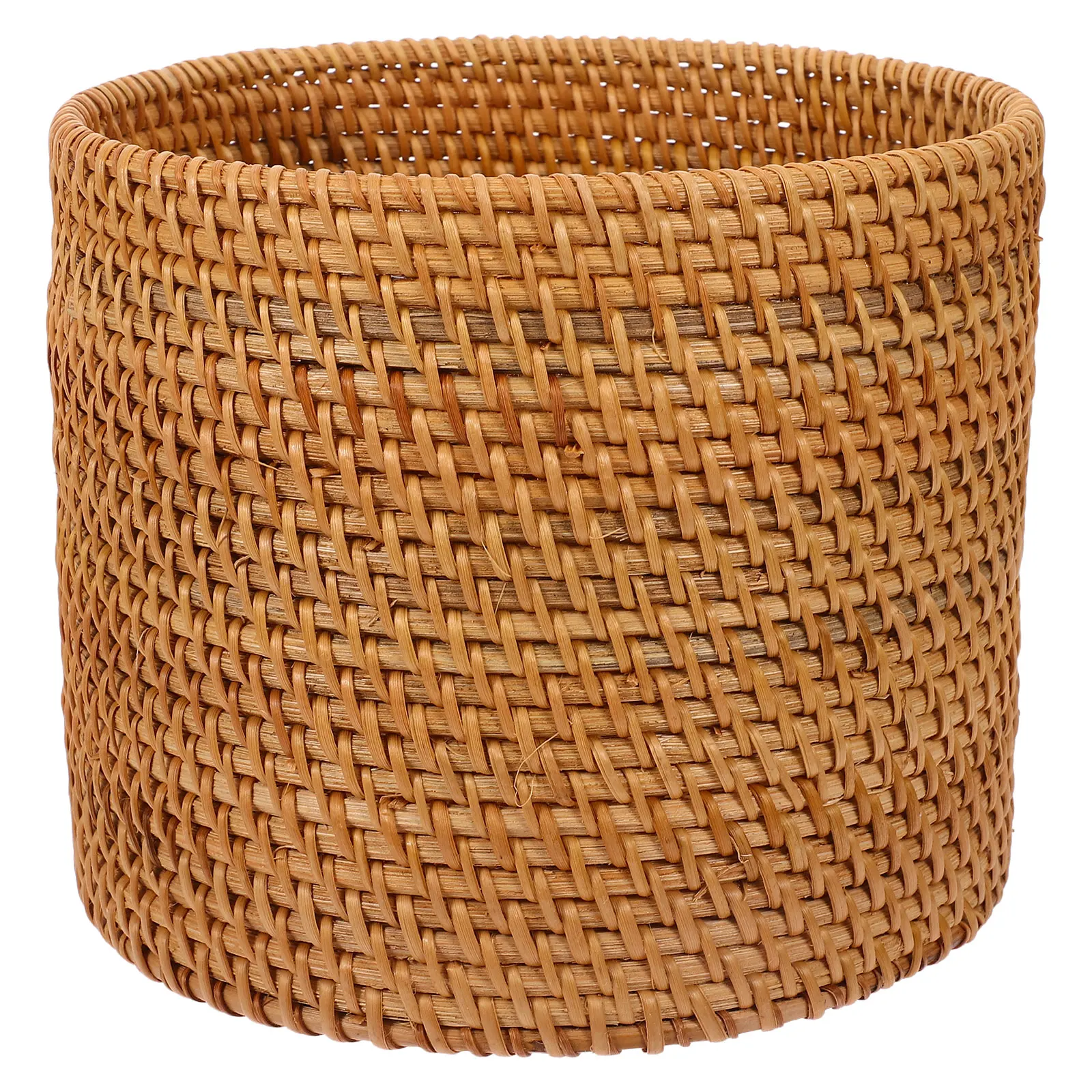 Rattan Woven Basket Round Trash Can Storage Container Desktop ganizer Natural Fruit Tray Home Decor Storage Tool
Rattan Woven Basket Round Trash Can Storage Container Desktop ganizer Natural Fruit Tray Home Decor Storage Tool