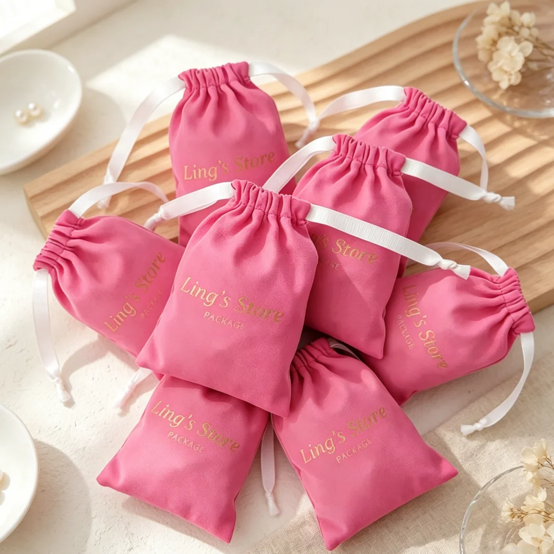 100Pcs Custom Logo Jewelry Drawstring Flannel Bag Wedding Gift For Mom Boyfriend Girlfriend Packaging Pouch Cosmetic Wig Storage
100Pcs Custom Logo Jewelry Drawstring Flannel Bag Wedding Gift For Mom Boyfriend Girlfriend Packaging Pouch Cosmetic Wig Storage