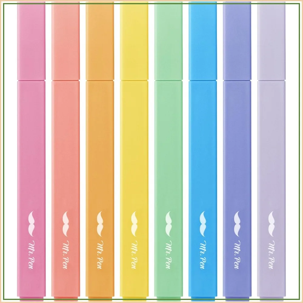 8 Pack Aesthetic Highlighters No Bleed, Assorted Colors, Chisel Tip, Fast Dry, Cute Highlighters for Journaling, School Supplies
8 Pack Aesthetic Highlighters No Bleed, Assorted Colors, Chisel Tip, Fast Dry, Cute Highlighters for Journaling, School Supplies