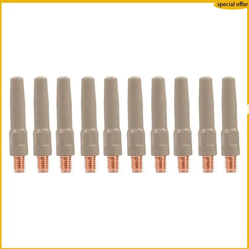 A50I Non-Stick MIG Welding Tips 10PCS, 45X0.8Mm, Metal Torch Accessories For 15AK Welding Units
A50I Non-Stick MIG Welding Tips 10PCS, 45X0.8Mm, Metal Torch Accessories For 15AK Welding Units