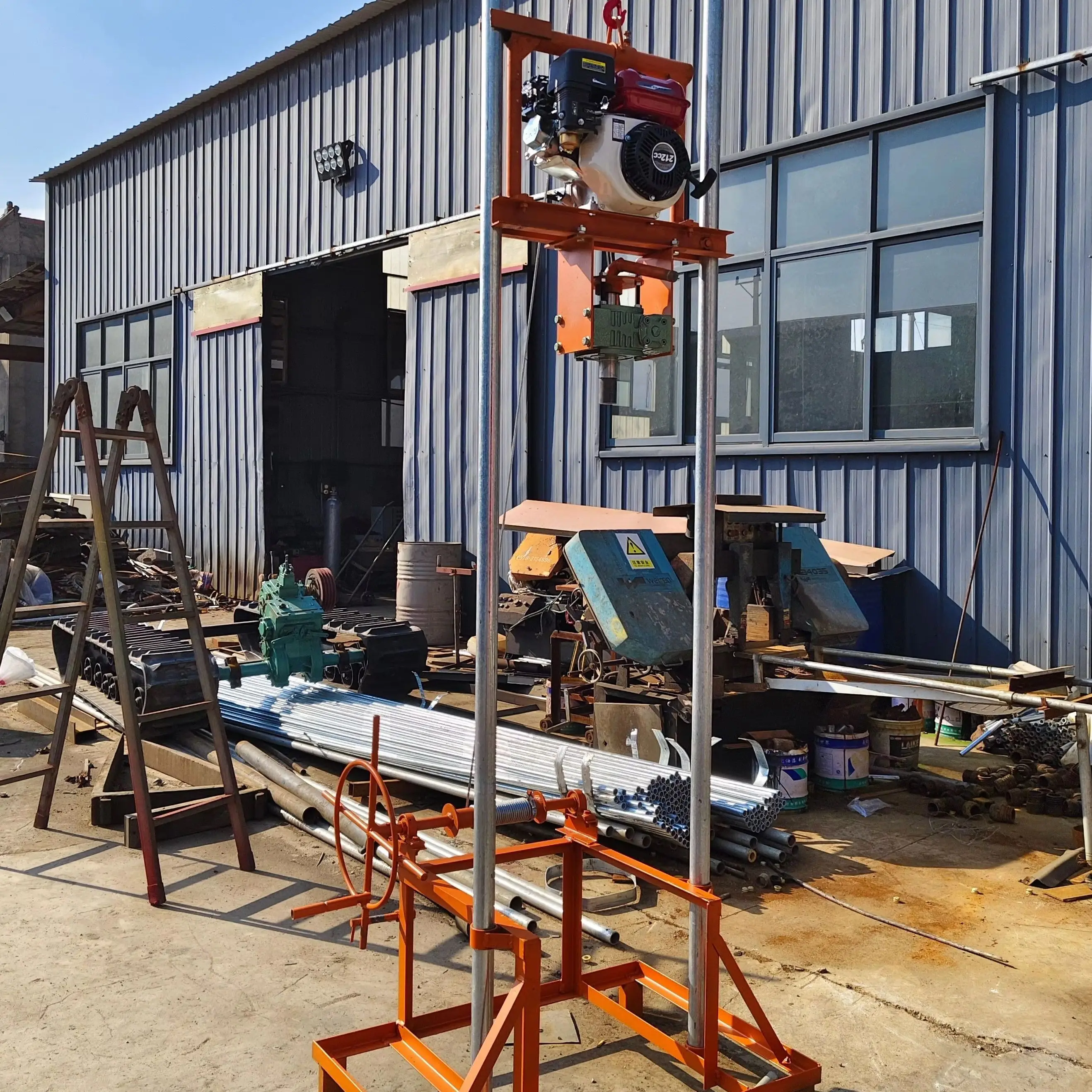 Customized Mini Small Fold Drilling Rig 80m Engine Powered Water Well Drill with Water Pump Drilling Machine
Customized Mini Small Fold Drilling Rig 80m Engine Powered Water Well Drill with Water Pump Drilling Machine