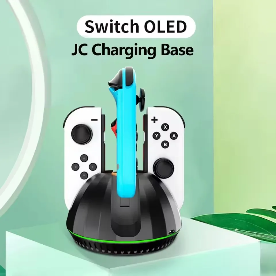 For Switch Controller Charging Storage Base Portable Ball Seat Charging With LED Light Effect Game Accessories
For Switch Controller Charging Storage Base Portable Ball Seat Charging With LED Light Effect Game Accessories